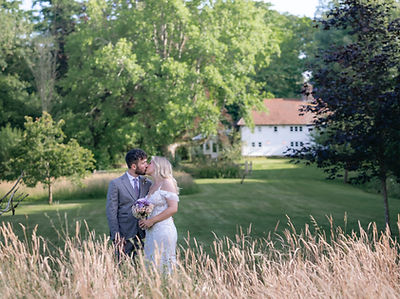 Outdoor wedding ceremony setup photographed by Burst Photos