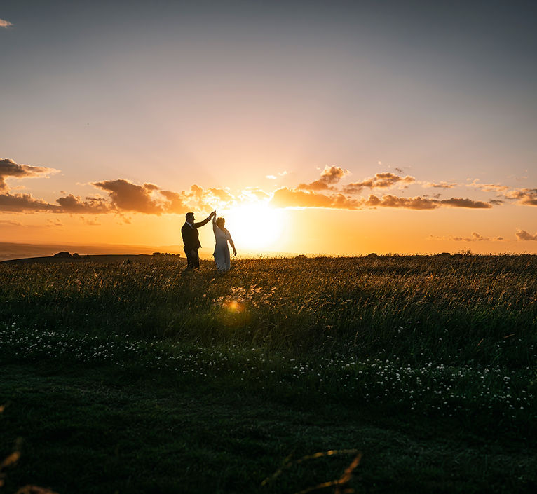 Wedding Photography at Sunset